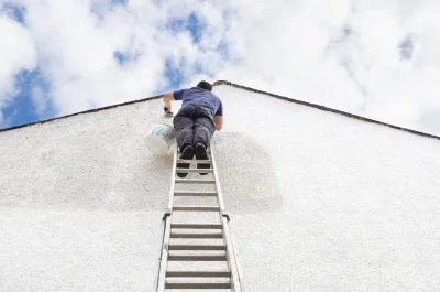 Peinture extérieure aux Clérimois — façades et ravalement